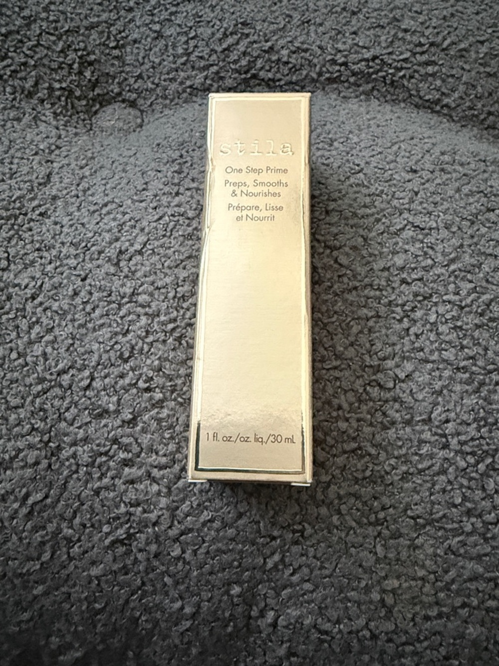 Stila One Step Prime Facial Primer in Metallic Gold Packaging